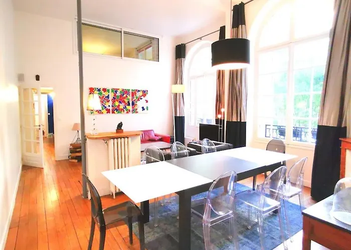 Beautiful Quiet Family Loft Lägenhet Paris